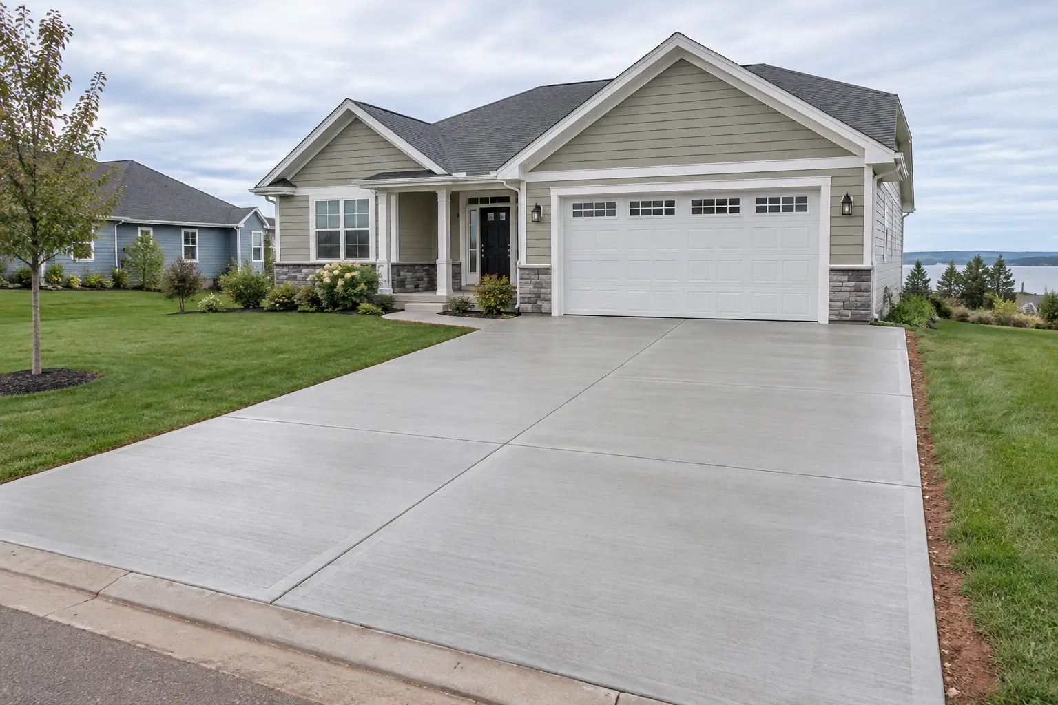 Concrete Driveways project in Prince Edward Island